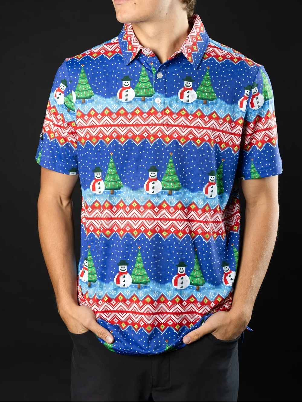 Sunday Swagger Christmas Polo Shirt Sz 2XL